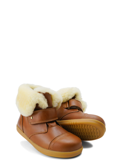 Brązowe Kozaki BOBUX Desert Arctic Caramel 836103b (Wodoodporny, Wełna