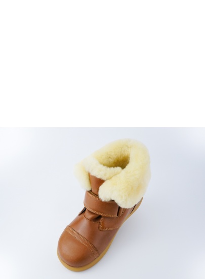 Brązowe Kozaki BOBUX Desert Arctic Caramel 836103b (Wodoodporny, Wełna