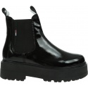 Lakierowane Sztyblety TOMMY JEANS EN0EN01548 BDS
