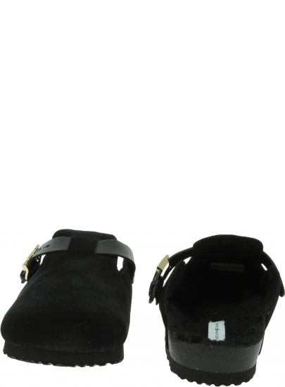 Kapcie Damskie TOMMY HILFIGER TH Warmlined Closed Toe Mule FW0FW05960 BDS