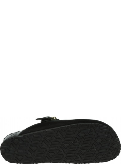 Kapcie Damskie TOMMY HILFIGER TH Warmlined Closed Toe Mule FW0FW05960 BDS