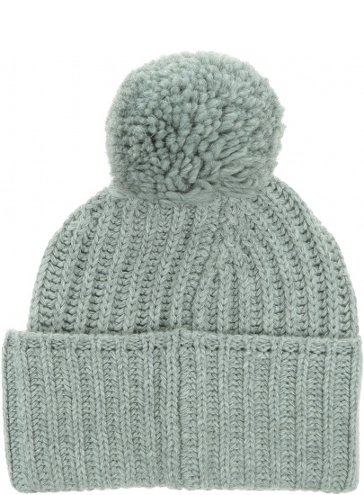 Szara Czapka Zimowa CALVIN KLEIN Beanie Oversized K60K608535 0IN