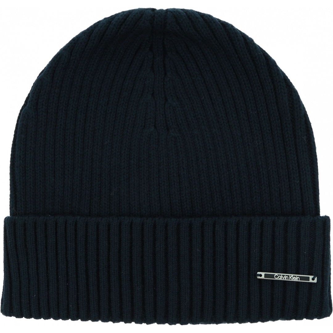 Czapka Zimowa CALVIN KLEIN Basic Rib Beanie K50K507496 CEF