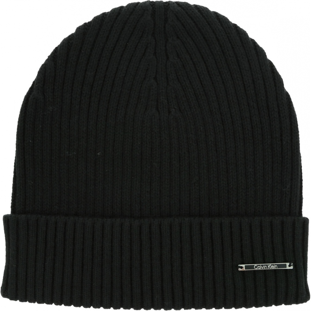 Czapka Zimowa CALVIN KLEIN Basic Rib Beanie K50K507496 BAX