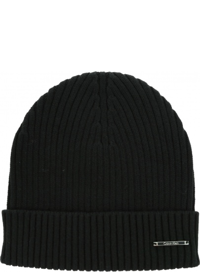 Czapka Zimowa CALVIN KLEIN Basic Rib Beanie K50K507496 BAX