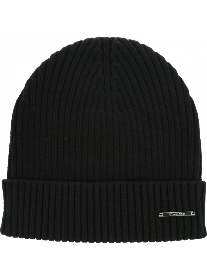 Czapka Zimowa CALVIN KLEIN Basic Rib Beanie K50K507496 BAX Czapka Zimowa CALVIN KLEIN Basic Rib Beanie K50K507496 BAX