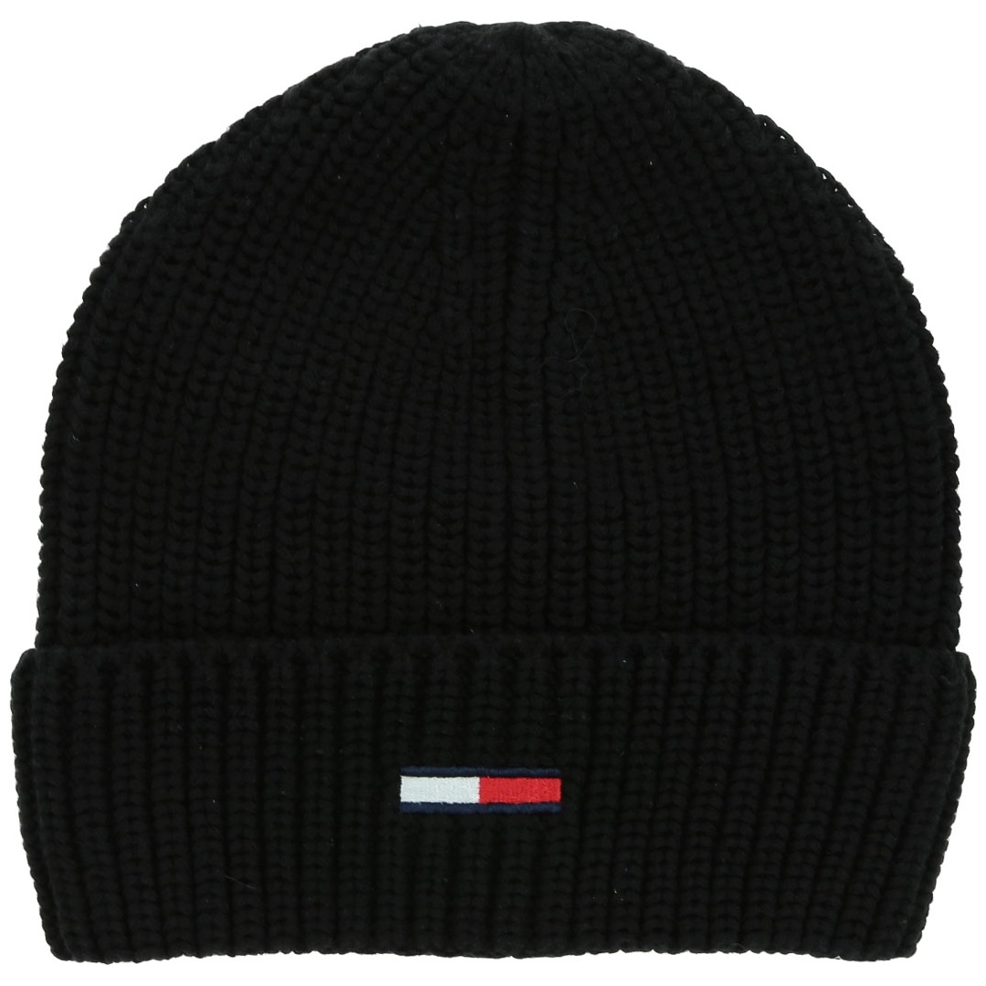 Czapka Zimowa TOMMY JEANS Tjm Basic Rib Beanie AM0AM07938 BDS