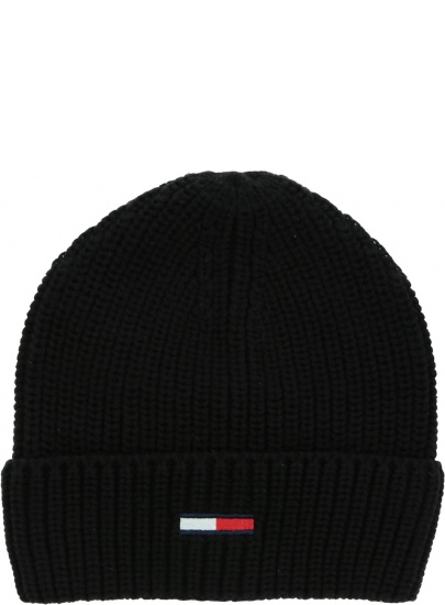 Czapka Zimowa TOMMY JEANS Tjm Basic Rib Beanie AM0AM07938 BDS