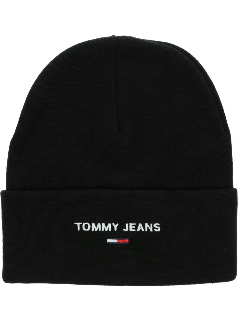 Czapka Zimowa TOMMY JEANS Tjm Sport Beanie AM0AM07947 BDS