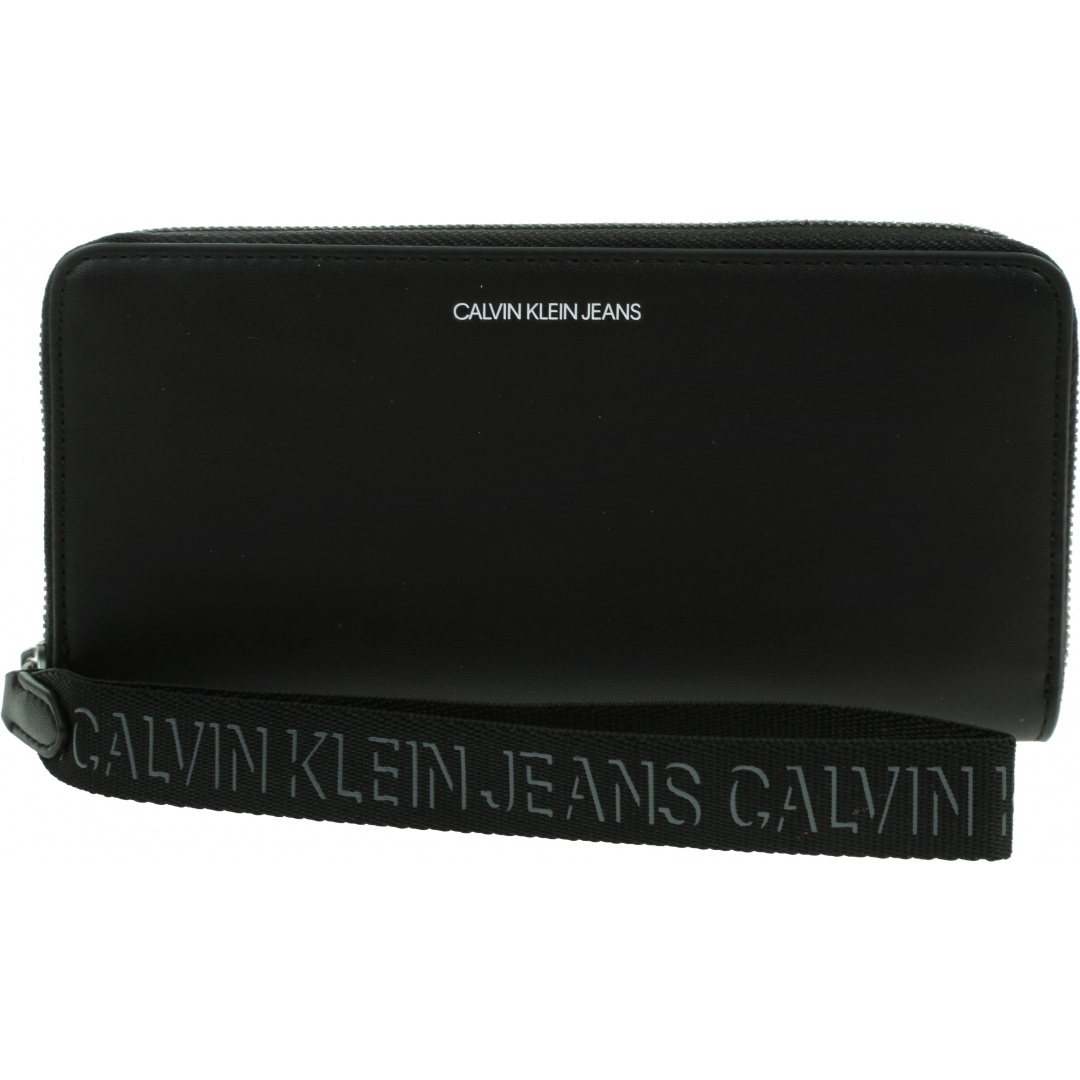 Duży Portfel Damski CALVIN KLEIN JEANS Trapezoid Shadow K60K608404 BDS