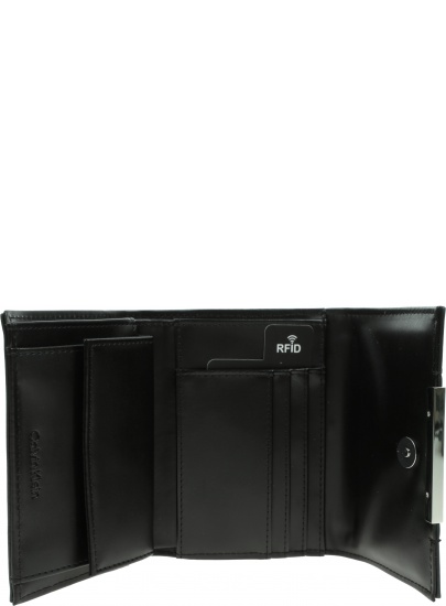 Portfel Damski CALVIN KLEIN Focused Trifold K60K608548 BAX