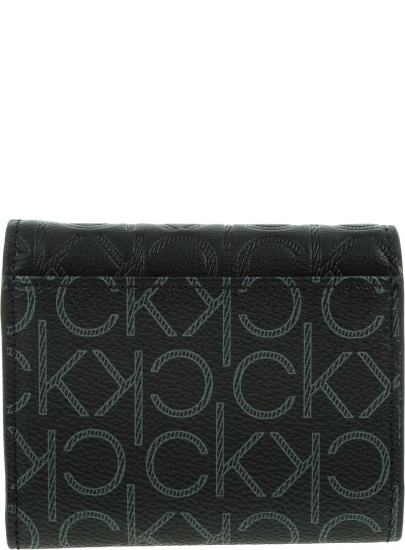 Portfel Damski CALVIN KLEIN Mono Mix Trifold K60K608459 0GJ