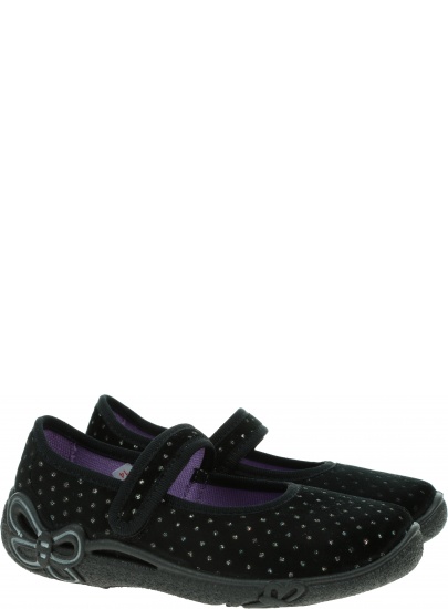 Czarne Kapcie Balerinki SUPERFIT Belinda 0-800287-0000