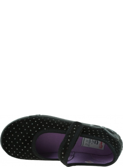 Czarne Kapcie Balerinki SUPERFIT Belinda 0-800287-0000