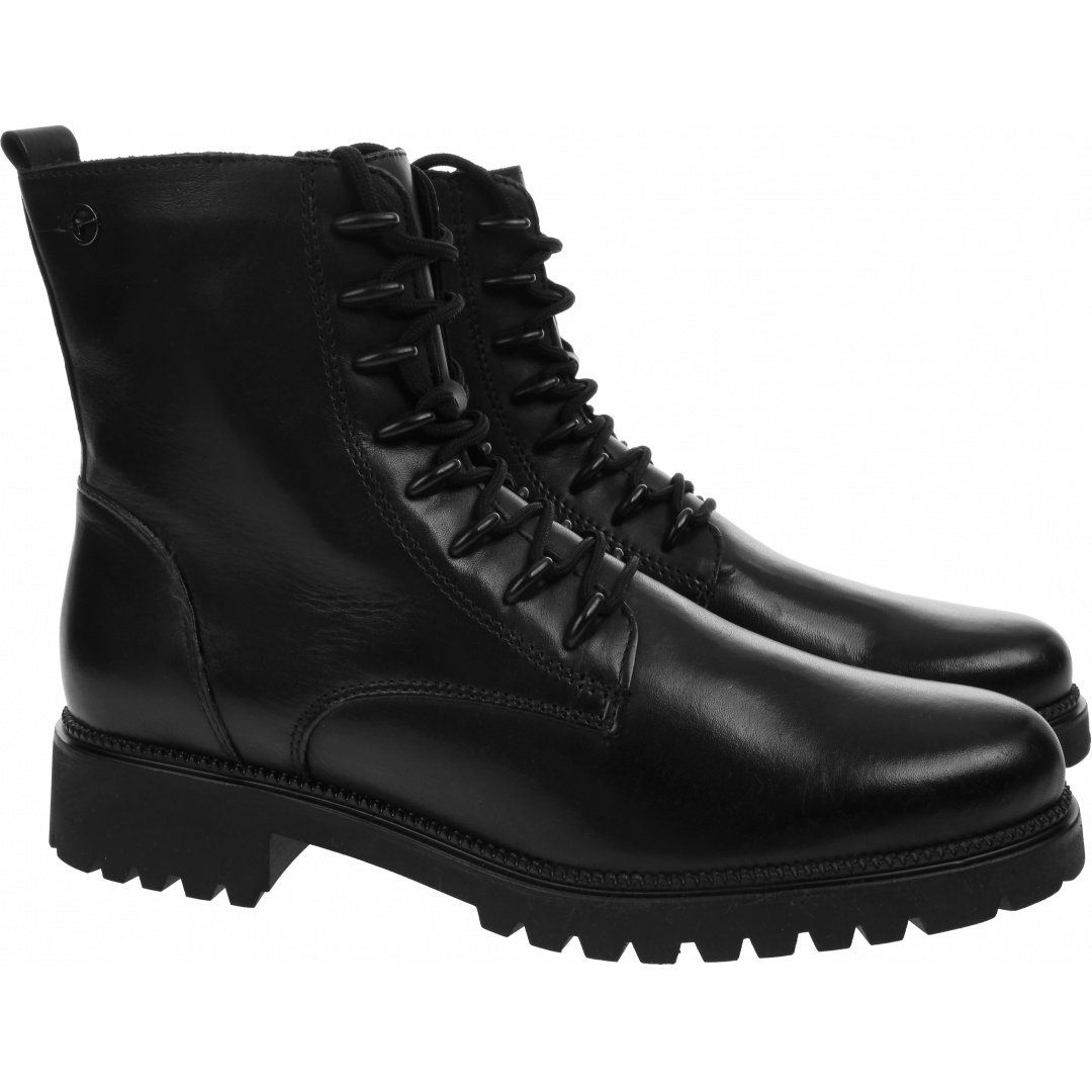 Czarne Botki Glany TAMARIS 1-25234-27 007