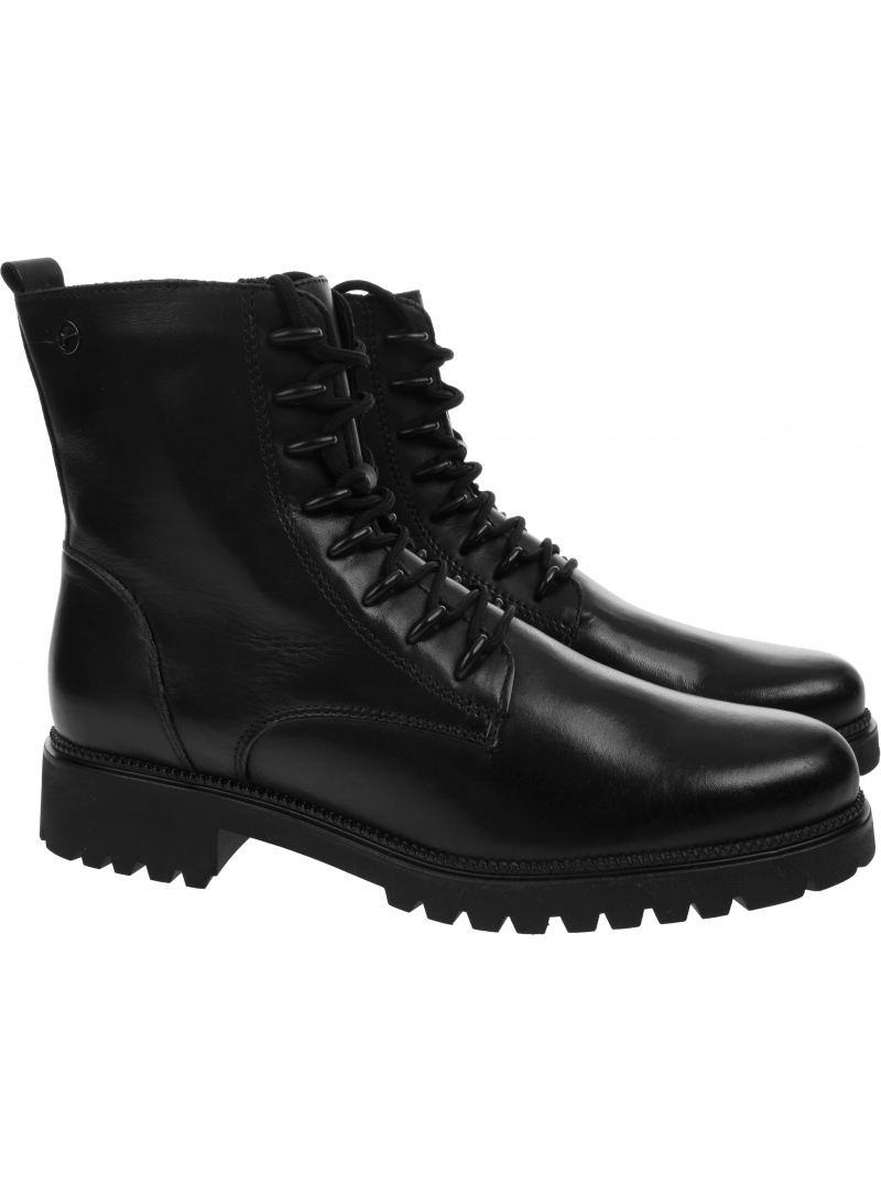 Czarne Botki Glany TAMARIS 1-25234-27 007
