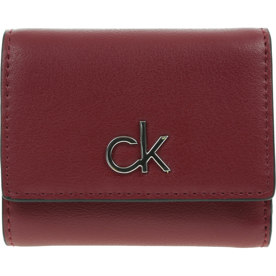 Portfel Damski CALVIN KLEIN Re Lock Trifold K60K608456 XB8