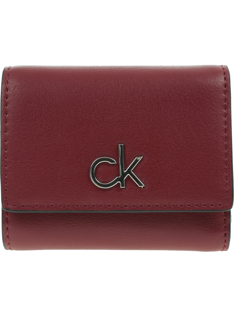 Portfel Damski CALVIN KLEIN Re Lock Trifold K60K608456 XB8