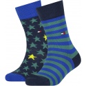 Socks TOMMY HILFIGER 100000816 008 Th Kids Sock 2P Stars And Stripes | EN