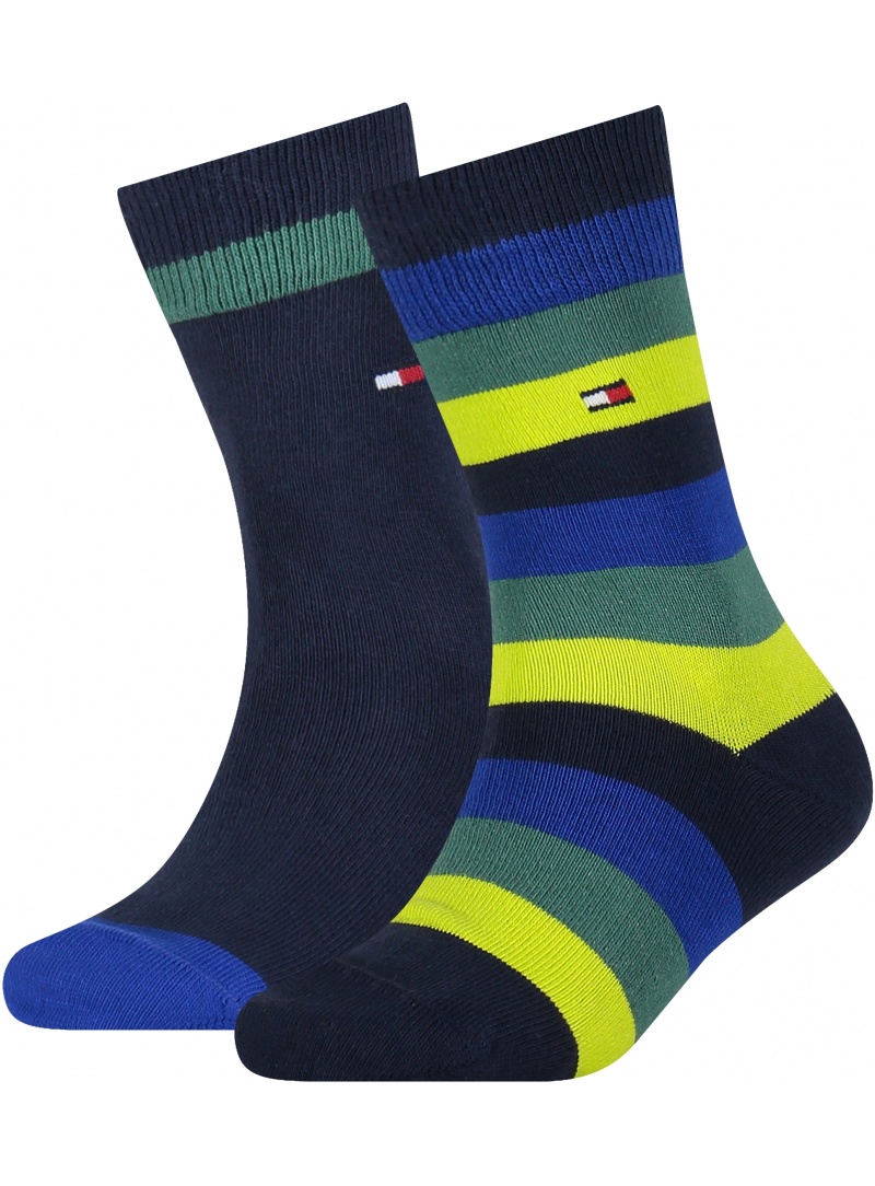 Skarpetki Dziecięce TOMMY HILFIGER 354009001 043 Th Kids Basic Stripe Sock