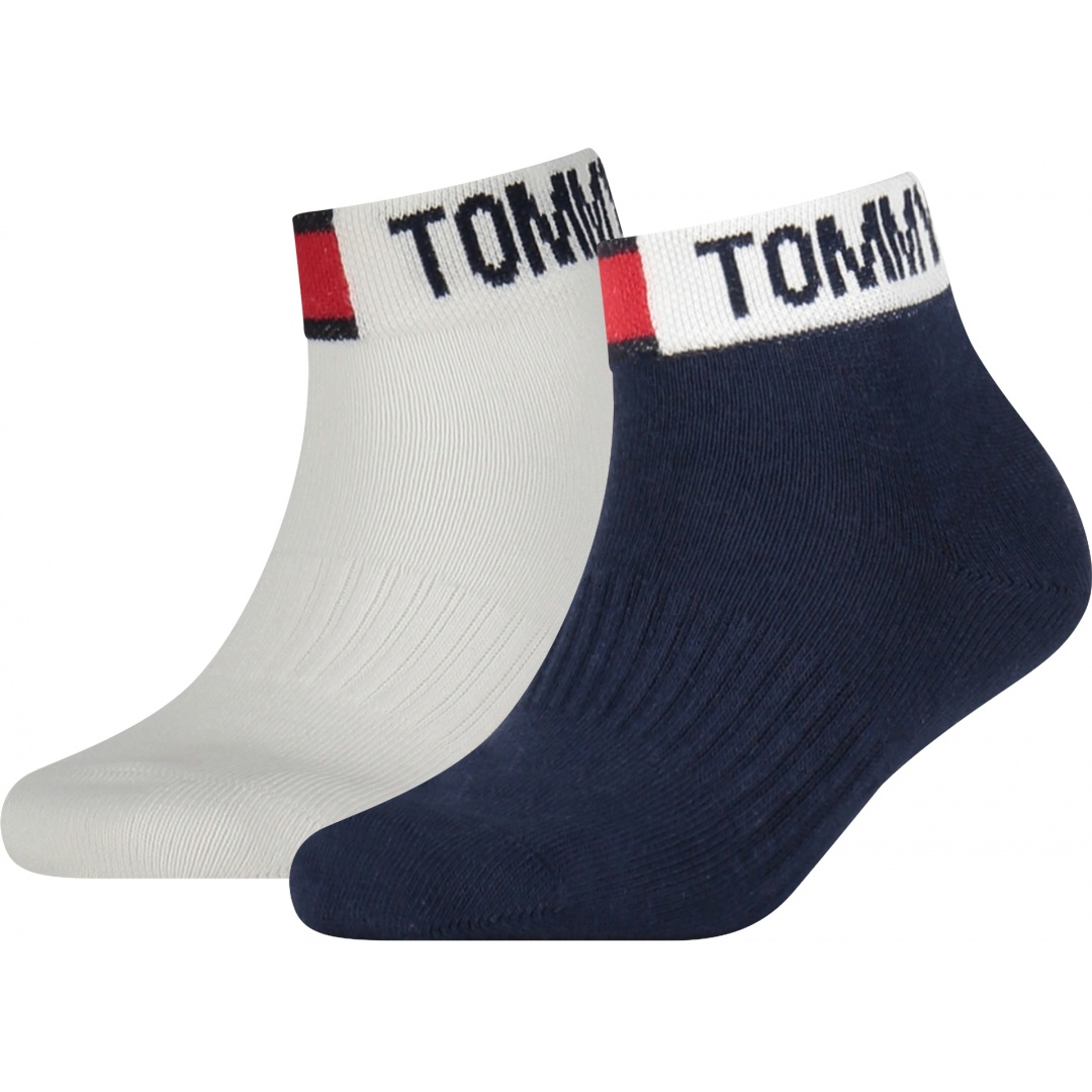 Skarpetki Dziecięce TOMMY HILFIGER 701210519 001 Th Kids Quarter 2P Sport