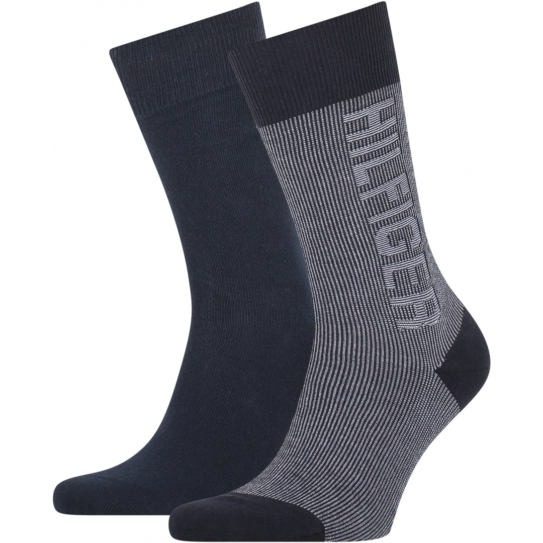 Skarpetki Męskie TOMMY HILFIGER 701210535 001 Th Men Seasonal Sock 2P Rib