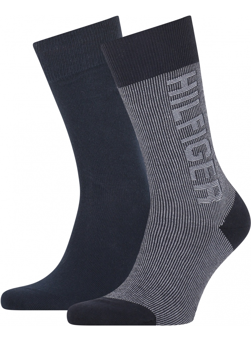 Skarpetki Męskie TOMMY HILFIGER 701210535 001 Th Men Seasonal Sock 2P Rib