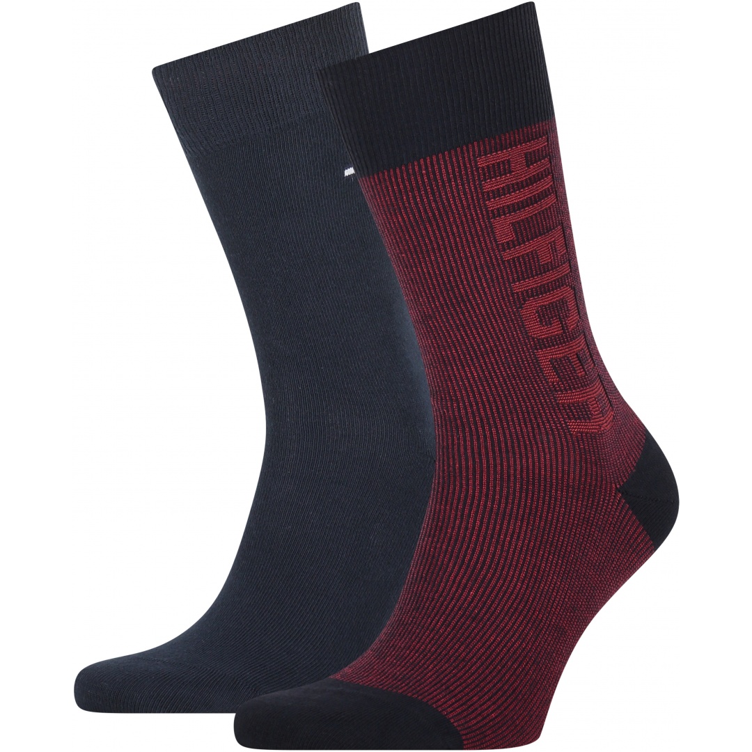 Skarpetki Męskie TOMMY HILFIGER 701210535 002 Th Men Seasonal Sock 2P Rib