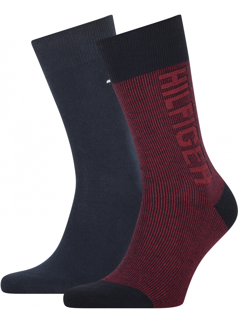 Skarpetki Męskie TOMMY HILFIGER 701210535 002 Th Men Seasonal Sock 2P Rib