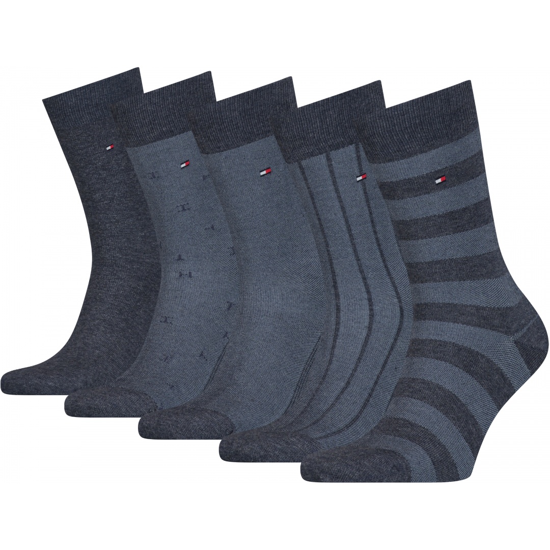 Skarpetki Męskie TOMMY HILFIGER 701210549 003 Th Men Sock 5P Giftbox
