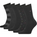 Skarpetki Męskie TOMMY HILFIGER 701210550 002 Th Men Sock 5P Tin Giftbox
