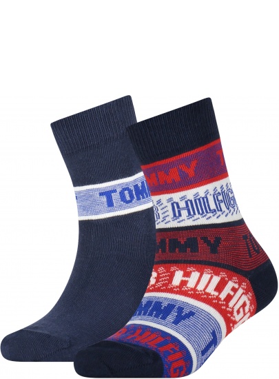 Socks TOMMY HILFIGER 701210865 001 Th Kids Sock 2P Seasonal