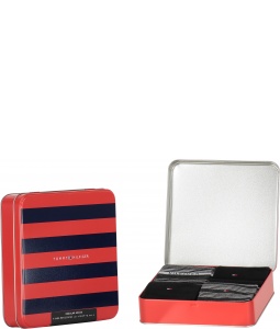 Socks TOMMY HILFIGER 701210548 002 Th Men Sock 4P Tin Giftbox Stripe | EN