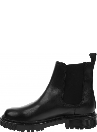 Czarne Sztyblety TOMMY JEANS Branded Tape Chelsea Boot EN0EN01577 BDS