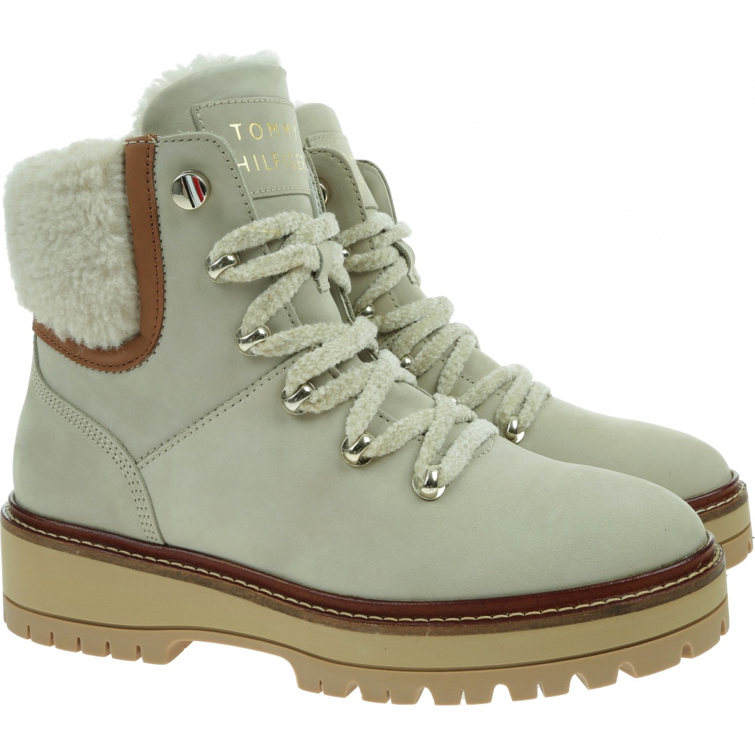 Zimowe Botki TOMMY HILFIGER Th Outdoor Flat Boot FW0FW05944 ACI