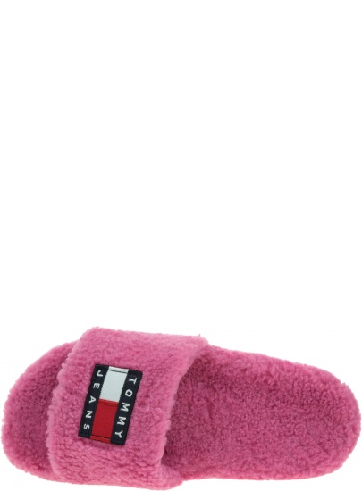 Kapcie Damskie TOMMY JEANS Flag Pool Slide EN0EN01602 VTC