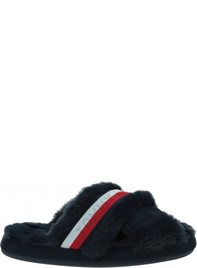 Kapcie Damskie TOMMY HILFIGER Tommy Furry Home Slipper FW0FW06314 0GY