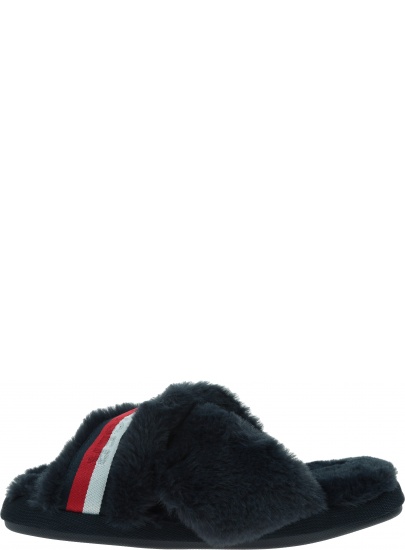 Kapcie Damskie TOMMY HILFIGER Tommy Furry Home Slipper FW0FW06314 0GY