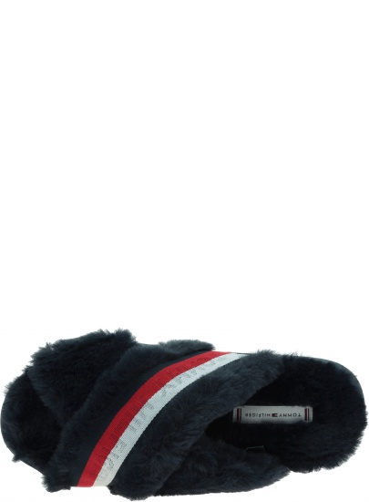 Kapcie Damskie TOMMY HILFIGER Tommy Furry Home Slipper FW0FW06314 0GY