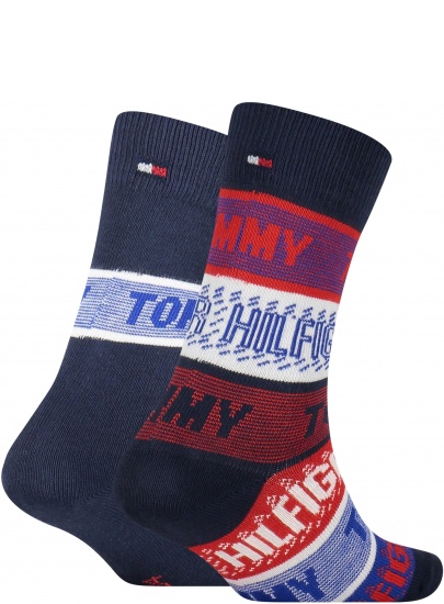 Skarpetki Dziecięce TOMMY HILFIGER 701210865 001 Th Kids Sock 2P Seasonal