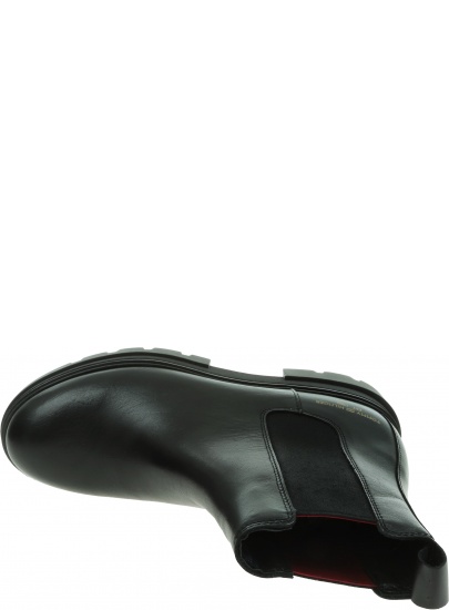 Czarne Botki TOMMY HILFIGER Monichromatic Chelsea Boot FW0FW05950 BDS