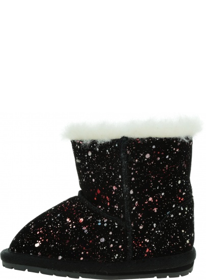 Błyszczące Kozaczki EMU AUSTRALIA Toddle Galaxy B12660 Black