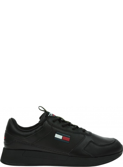 Sneakersy Męskie TOMMY JEANS Flexy Leather Tjm Runner EM0EM00818 BDS