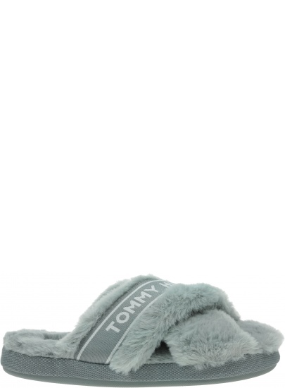 Kapcie Damskie TOMMY HILFIGER Tommy Furry Home Slipper FW0FW06314 PN7