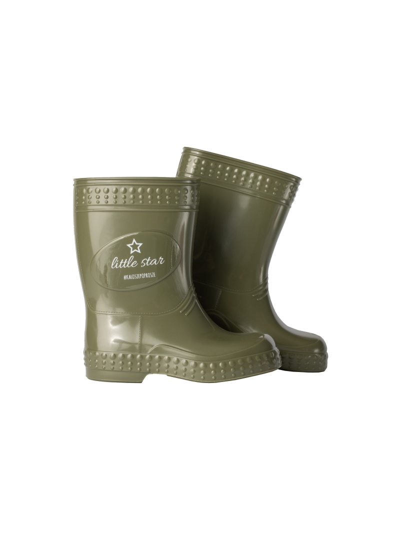 Zielone Kalosze Kaloszepoprosze Sweet Dream Gwiazda Khaki