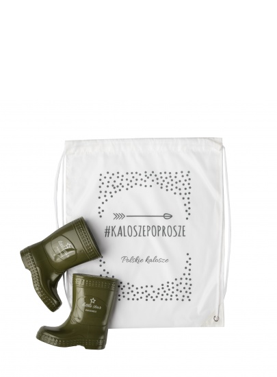 Zielone Kalosze Kaloszepoprosze Sweet Dream Gwiazda Khaki