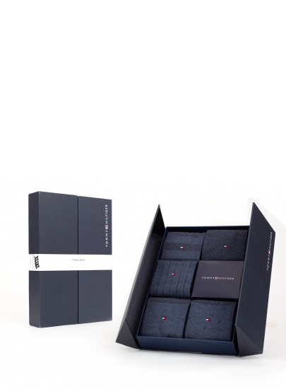 Skarpetki Męskie TOMMY HILFIGER 701210549 003 Th Men Sock 5P Giftbox
