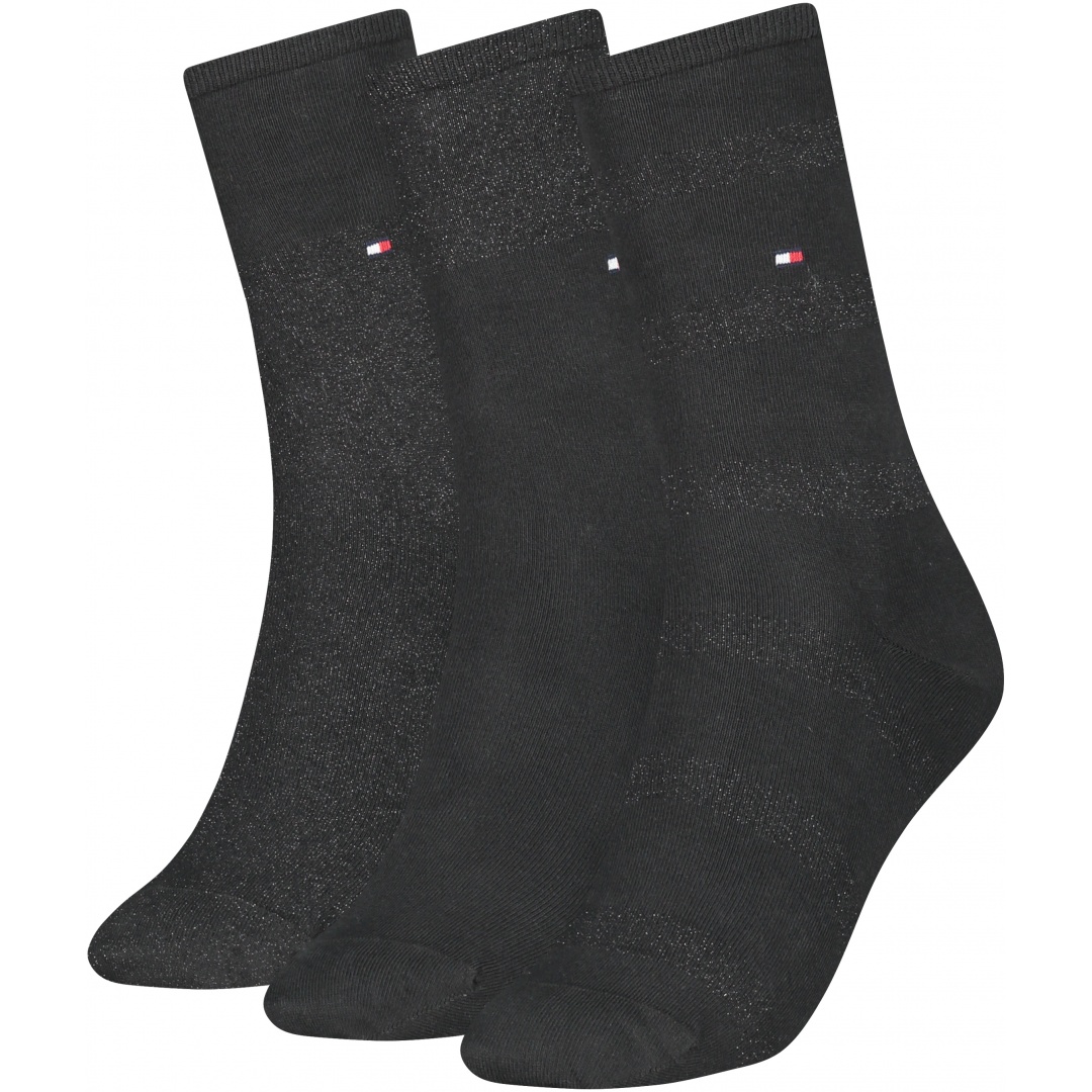 Skarpetki Damskie TOMMY HILFIGER 701210532 001 Th Women Sock 3P Sparkle