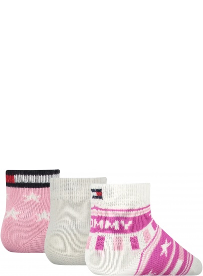 Skarpetki Dla Niemowląt TOMMY HILFIGER 701210510 002 Th Baby Sock 3P Stars