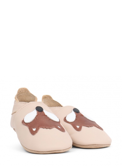 Skórzane Kapcie BOBUX Soft Sole 1000-013-12 Beige Fox